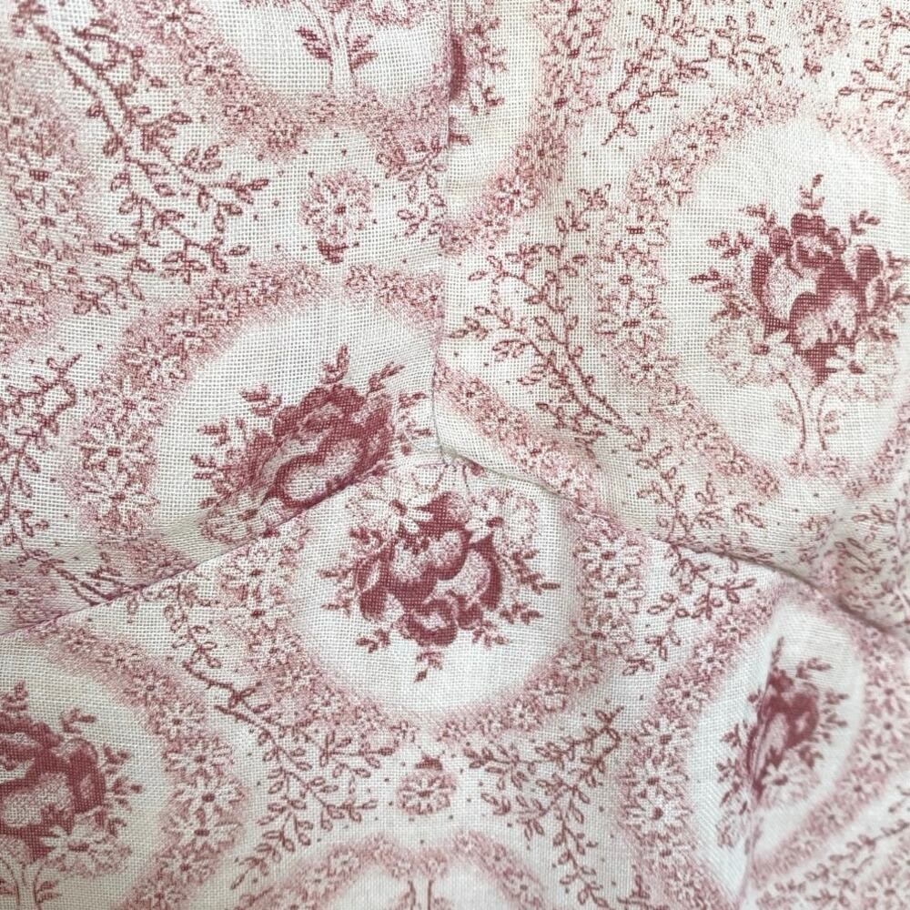 Vtg 70s Boho Handmade 2-Piece Pink Floral Halter Maxi Dress & Bolero Set XS OOAK - Picture 7 of 15